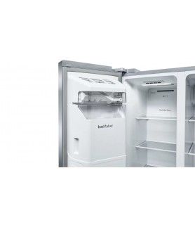 NEFF KA3923IE0 Frigorifero Side By Side porta in acciaio inox, dispenser acqua e ghiaccio (h. 179 cm) | Frigoriferi e congelatori