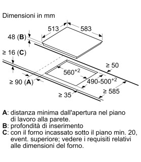 NEFF T16SDF9L0 Piano Cottura Elettrico - 60 cm in Vetroceramica Touchcontrol | Piani cottura
