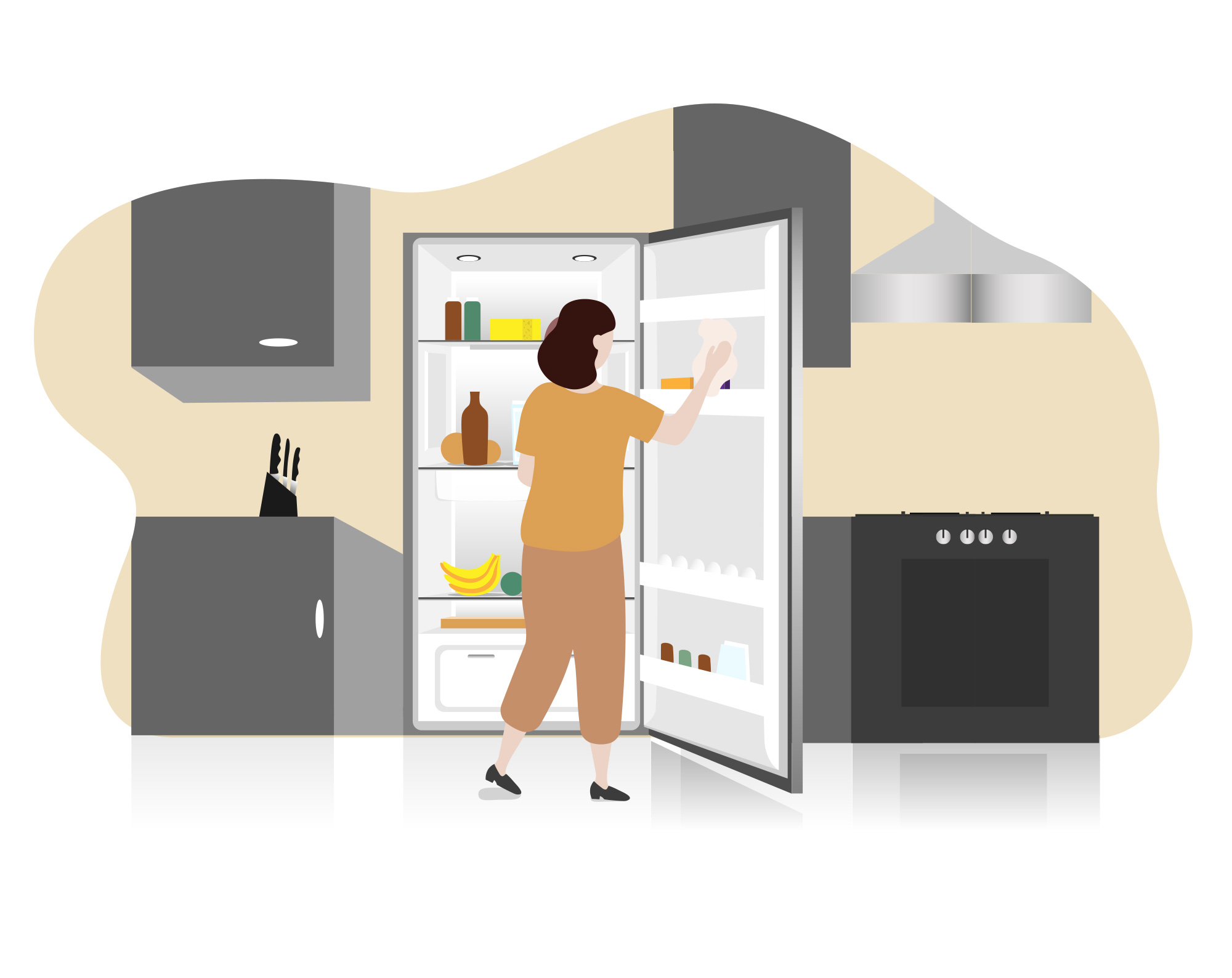 Come pulire le parti metalliche del frigorifero