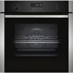 NEFF B2ACH7AN7 Forno Pirolitico, Easy Clean, Home Connect, Acciaio Inox, Display Bianco, A